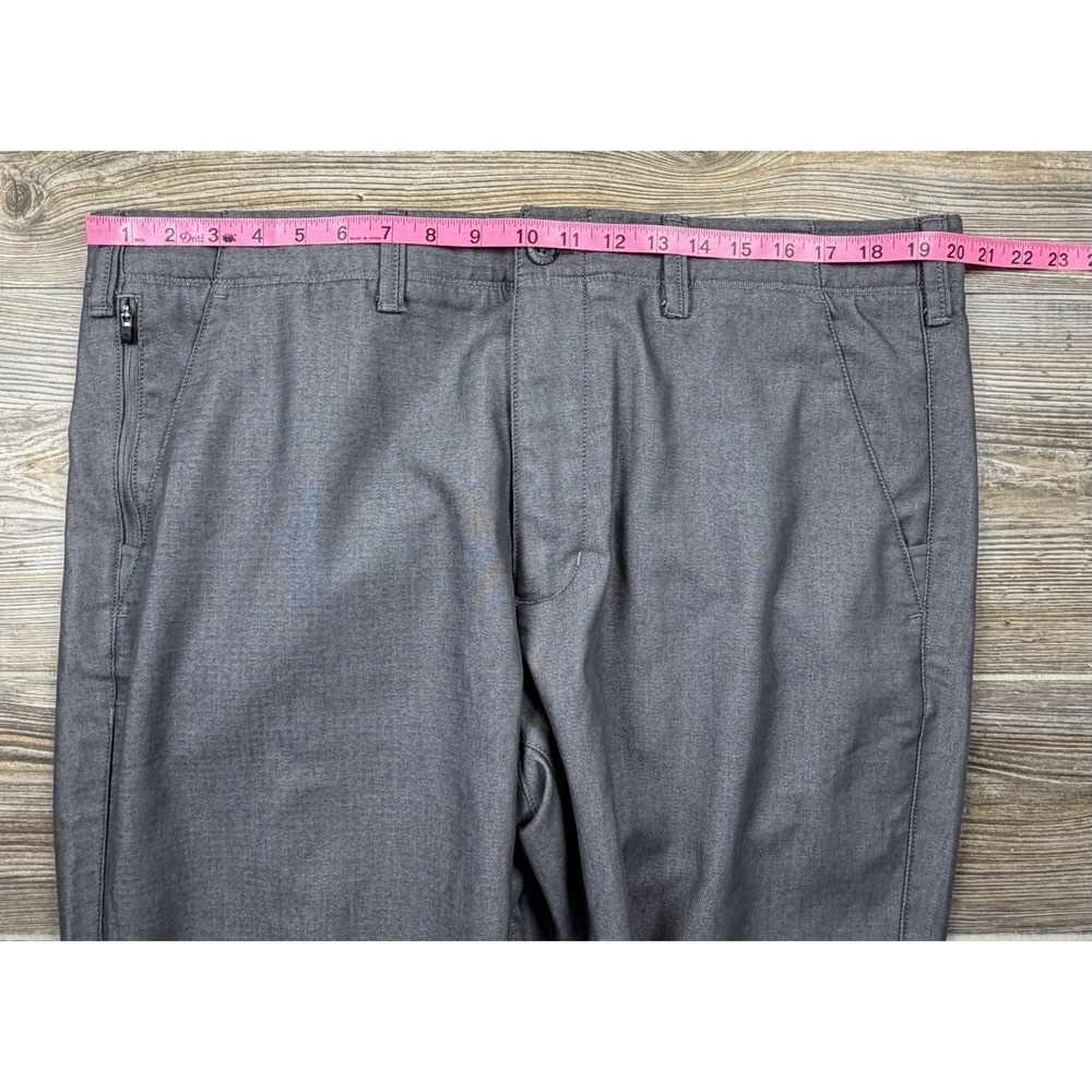 Eddie Bauer Flex Wrinkle Resistant Sport Chino Mens 40x36 Gray Office Travel - Picture 5 of 12